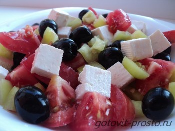 салат греческий рецепт классический с фото
