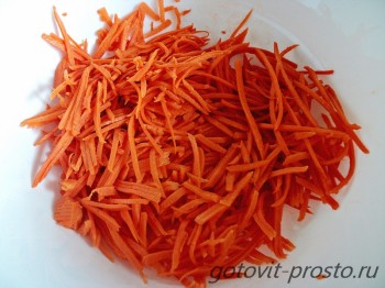морковный салат с чесноком