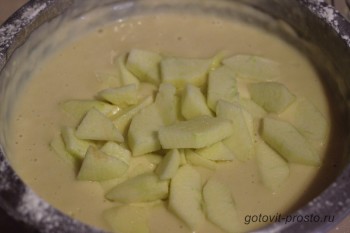 яблочный кекс – рецепт приготовления