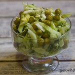 Салат с зеленым горошком консервированным