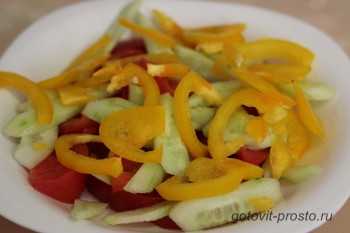 Салат с фасолью и помидорами – рецепт с пошаговыми фото