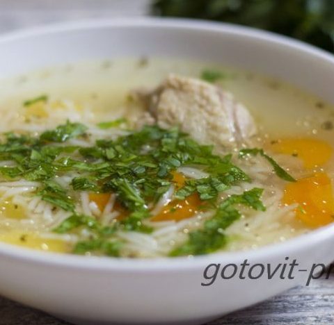 куриный суп с вермишелью рецепт с фото
